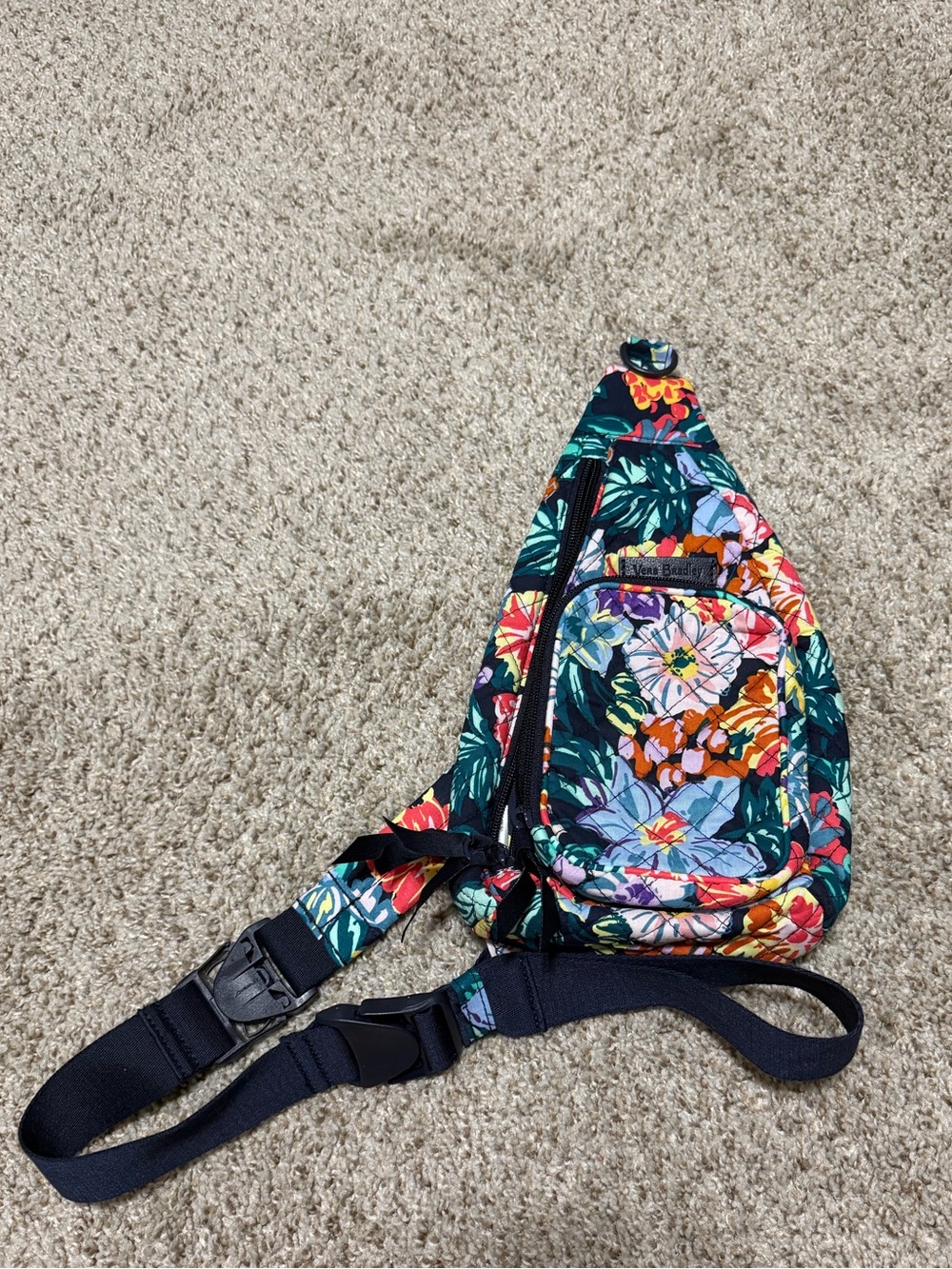 NWOT Vera Bradley Floral Crossbody Sling Bag